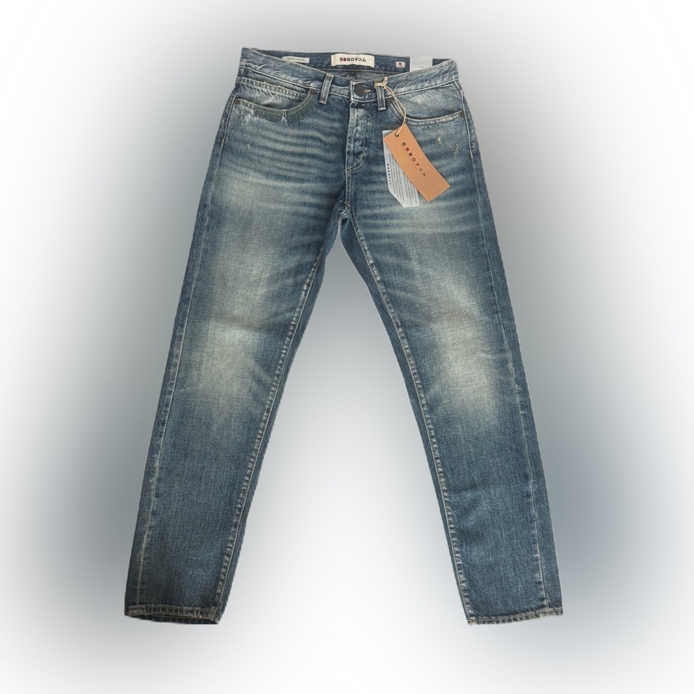 Boro Jeans Women’s NWT 100% Cotton Mid Rise Tapered Style Sapporo